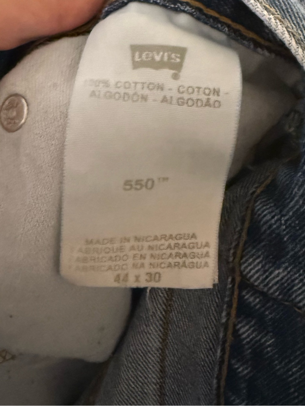 Levi's Blue Relaxed Jeans - Picture 3 of 3
